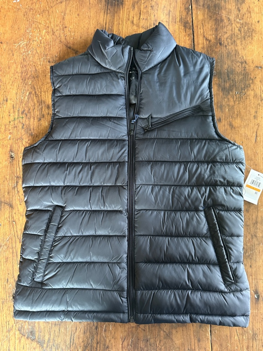 Cole Haan Men's Black Quilted Vest